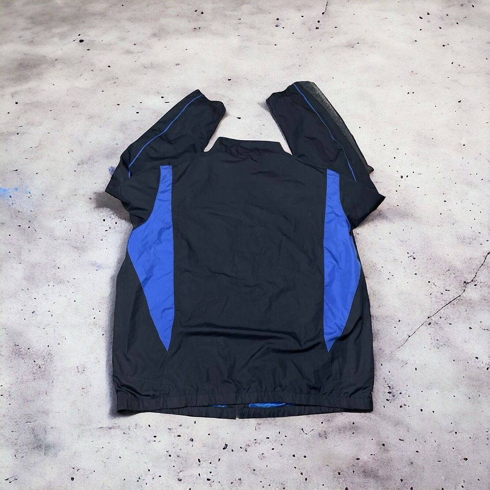 STARTER Mens Tracksuit Top Jacket 2XL Navy Blue EUC Y2K‎ - Picture 2 of 15